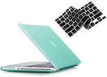 RUBAN Case Compatible with MacBook Pro 13 inch 2012 2011 2010 2009 Release A1278, Plastic Hard Case Shell and Keyboard Cover for Older Version MacBook Pro 13 Inch with CD-ROM - Green