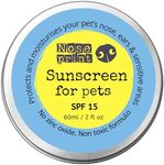 Noseprint Spf 15 Sun Protection Balm For Pets 60 Ml Eco Tin | Moisturising Sunscreen For Dogs An Cats | Non Toxic Formula Dog Nose Balm Dog Paw Balm Sun Cream Balm | Dog Sun Protection | Made In Uk