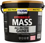 USN Hyperbolic Mass All-In-One Gainer Shake Powder, Strawberry, 6 kg