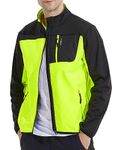 INBIKE Waterproof Cycling Jacket for Men Reflective Mens Coat Thermal Fleece Outdoor Sport Trekking Running Mountain Bike Softshell Jackets XL