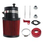 Aynaxcol Air Filter Intake Kit Suitable for 6.5HP Go-Karts and Mini Bikes Red High Performance Air Filter Adapter Kit Replacement for Honda Clone GX160 GX200 Go Kart Predator 212cc Engine