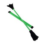 Z-Stix Professional Juggling Flower Sticks-Devil Sticks and 2 Hand Sticks, Beginner Friendly - Neon Series (Kids, Neon Green)