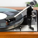 PRO SPIN Clear Acrylic Turntable Mat - Platter Slipmat for 12" Vinyl Vintage Record Player - Antistatic Cover, Reduces Noise & Sounds from Static & Dust - Tighter Bass Quality, Record Player Mat