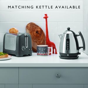 Dualit 2-Slice Toaster – Grey Compact Bread Toaster