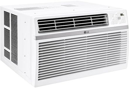 LG LW1424RD, 14000 BTU, White 14,000 Window Air Conditioner, 115V, 700 Sq.Ft. (25' x 28' Room Size), Quiet Operation, Electronic Control with Remote, 3 Cooling & Fan Speeds, Auto Restart