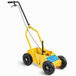 GADFISH Heavy Duty Striping Line Marking Machine, Compatible with Inverted Marking Spray Paint, Parking Lot Striping Machine for Fast and Accurate Marking, Line Striper - Yellow