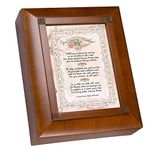 Our Loving Mother Cottage Garden Woodgrain Rememberance Keepsake Box