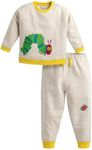 MONICA + ANDY Sporty Sweatsuit, Size 10, Eric Carle The Very Hungry Caterpillar, 100% Organic Kids Clothes for Girls & Boys, Sustainable Super Soft Cotton, Sizes for Kids, Toddler, & Infant