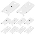 10 Pack Ceiling Curtain Track Mount Bracket, Ceiling Curtain Track Accessories White Ceiling Curtain Track Mount Bracket