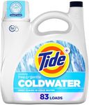 Tide Free and Gentle Coldwater Laundry Detergent Liquid, Hypoallergenic Laundry Detergent, 83 Loads, 3.46L