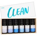 MitFlor Clean Fragrance Oil Set, Scented Essential Oils for Diffusers for Home, Fragrance Oil for Soap Candle Making, Diffuser Oils Scents Gift Set