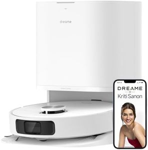 DREAME L10 Prime Robot Vacuum Cleaner with 7mm Mop Lift, Self-Cleaning Mop, LDS Navigation, 4000Pa Suction, 3D Mapping, WiFi/APP/Alexa