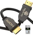 3M HDMI 2.1 Cable Certified 8K 48Gbps by True HQ | Ultra High Speed PREMIUM Lead with Ethernet | 8K 60Hz 4K 120Hz UHD HDCP 2.2 eARC | Dolby Vision Dynamic HDR PS5 Xbox Series X | Zinc Alloy & Gold