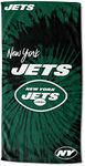 Northwest NFL New York Jets Unisex-Adult Beach Towel, 30" x 60", Psychedelic