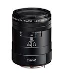 HD PENTAX-D FA Macro 100mm F2.8ED AW Macro Lens, dustproof, Weather-Resistant AW (All Weather) Construction, Black (20320)