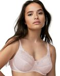 Wonderbra Womens Chantilly Lace Underwire Bra, Vintage Pink, 38D US