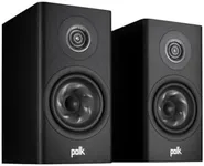Polk Audio Reserve R200 Large Bookshelf Speaker for Dynamic, Detailed Home Theater Audio, 1" Pinnacle Ring Tweeter & 6.5" Turbine Cone Woofer, Dolby Atmos & IMAX Enhanced, Wall Mountable, Black