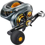 Piscifun Alijoz 400 Baitcaster Fishing Reel, 35Lbs Max Drag Aluminum Alloy Frame Baitcasting Reel, 8.1:1 Gear Ratio Freshwater and Saltwater Low Profile Casting Reel for Musky, Grey Left Handle