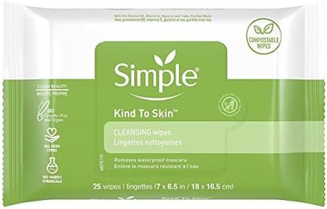 Simple Cleansing Facial Wipes 25 Count (6 Pack)
