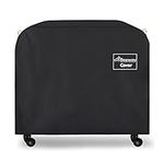 BEEWAY Barbecue Cover, BBQ Grill Cover - 210D Oxford Fabric, Water-Resistant, Indoor Outdoor Rain Dust Protection with Self-stick Straps and Storage Bag