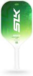 SLK Evo Control XL Pickleball Paddle | G8 Power Carbon Fiber Pickleball Paddle Face with Spinflex Surface and Rev-Control Polymer Core | Designed in The USA | Green