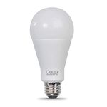 Feit Electric A23 LED Light Bulb, 300W Equivalent, Non-Dimmable, 4060 Lumens, E26 Standard Base, 3000k Soft White, High Output LED Bulb, Damp Rated, 22 Year Lifetime, OM300/830/LED