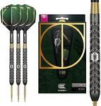 Target Darts Cult 02 24G 90% Tungsten Swiss Point Steel Tip Darts Set, Black, Green and Gold (CULTSTEEL)