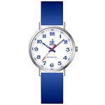 SK Ultra Thin Fashion Sport Sweatproof Women Watch Ladies Watch with Easy Read Dial and Colorful Silicone Band (Blue)