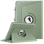 Fintie Rotating Case for iPad 6th / 5th Generation (2018 2017 Model, 9.7 inch), iPad Air 2 / iPad Air 1-360 Degree Rotating Protective Stand Cover Auto Sleep Wake, Sage Green