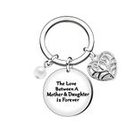 Mother Key Chains Mothers Day Gifts Mom Daughter Gifts Key Holder Pearl Keychain