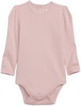 GAP Unisex Baby Ribbed Bodysuit Feather Pink 0-3M