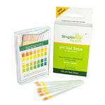 Simplex Health pH Test Strips for Urine and Saliva (100 strips)