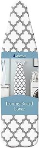 Whitmor Deluxe Ironing Board Cover and Pad (Ironing board not included) - Medallion Grey