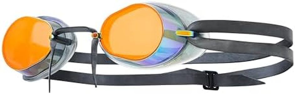 TYR Lunettes de protection Socket Rockets 2.0 Racing Metallized (Metallic Fire), Orange Métallise