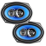 QPower (2) 6x9" 700 Watt 3-Way Car Audio Stereo Coaxial Speakers Pair | QP693