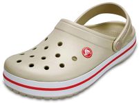 Crocs Unisex Adult Stucco/Melon Crocband Clog 11016-1AS-M10W12