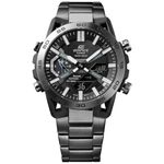 Casio Men's Analogue-Digital Quartz Watch with Stainless Steel Strap ECB-2000DC-1AEF