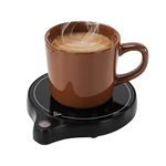 Kuiloapt 200W Coffee Mug Warmer for Desk (95~212 ℉), 5 Temperature Levels & 8-Hours Auto Shut Off Coffee Cup Warmer for Warming & Heating Coffee, Milk, Tea, Hot Chocolate, etc.(No Cup)(RD02, Black)