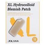 JOLVKA Large Pimple Patch,18 Strips (XL), Hydrocolloid Blemishes Patch Spot Dots, Pimple Stickers