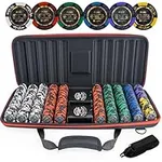 Pure Bluff Poker Chips Set with Cas