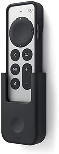 elago Remote Holder Mount Compatible with Apple TV 4K Siri Remote 3rd & 2nd Generation - Strong Sticker or Screw Mounting Options, Wall Mount, Durable Material, Never Lose Your Remote Again (Black)