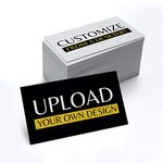 Custom Printed Business Cards [2-Sides] Thick Personalized Cards (300GSM 14PT) 3.5" x 2" [100% Printed in the USA] Premium Front & Back Sides (Customizable) (x500 Pack)