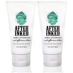 Vegan Tattoo Aftercare Lotion by After Inked. Best for new tattoos, Permanent Make Up, Micropigmentation, Microblading and Laser Removal. Size: 90ml (pack of 2)