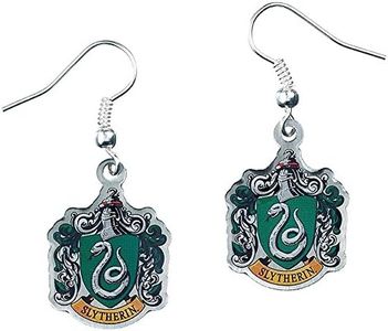 The Carat Shop Slytherin Crest Harry Potter Earrings