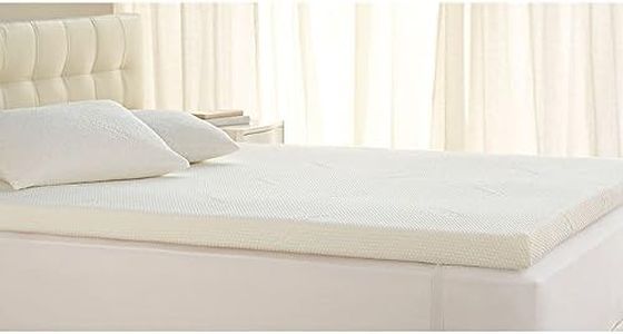 Tempur-Pedic Soft Luxury Premium Foam, Washable Cover, Memory, Beige, King