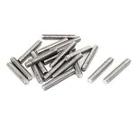 sourcingmap M5 x 30mm 304 Stainless Steel Fully Threaded Rod Bar Studs Fasteners 20 Pcs