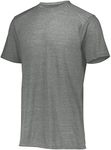 Augusta Sportswear Mens Tri-Blend T-Shirt Short Sleeve, Grey Heather, 4X-Large US