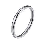 PROSTEEL Wedding Ring Women Stainless Steel Couple Rings