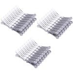 Armastuse Clothes Pins Outdoor,48 Pack Plastic Clothespins, Traceless Clothes Pins Heavy Duty Windproof Laundry Clothes Pegs for Socks Towels Underwears Clothes(Grey and White)