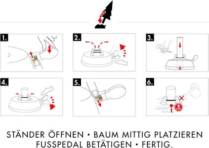 Krinner Christmas Tree Stand for 7ft Trees – Easy Setup